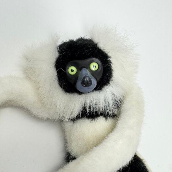 Wild Republic Thabo the Lemur Primate Hook and Loop Arms Legs 12" Indri Babakoto - Picture 10 of 10